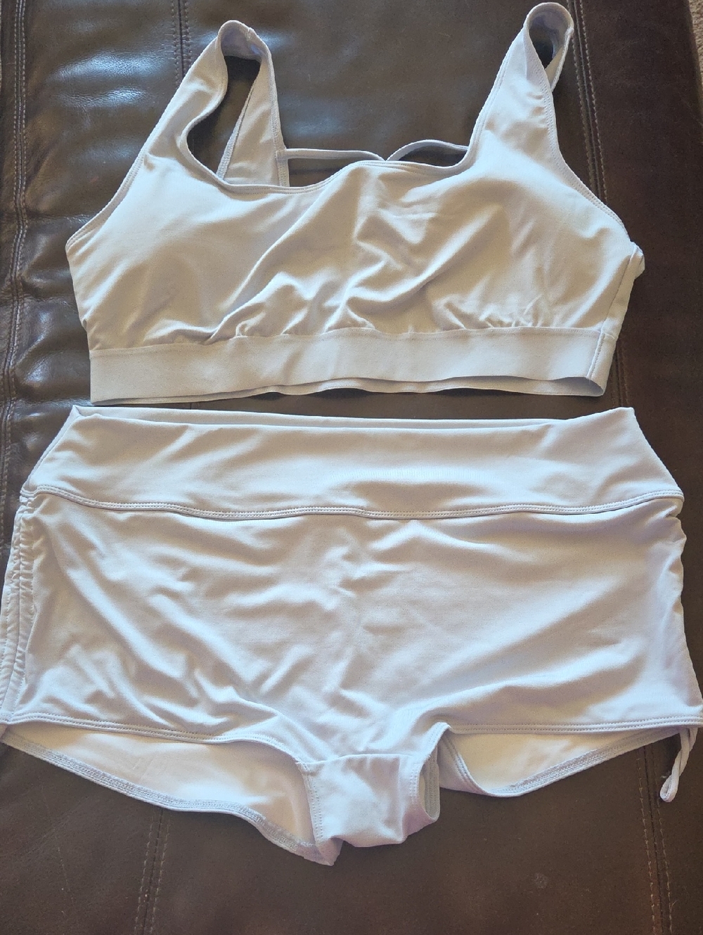 PINK Victoria's Secret Baby Blue Two-Piece Swim Set